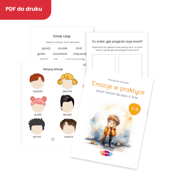 Emocje w praktyce: zeszyt ćwiczeń dla dzieci w wieku 4–8 lat (PDF)