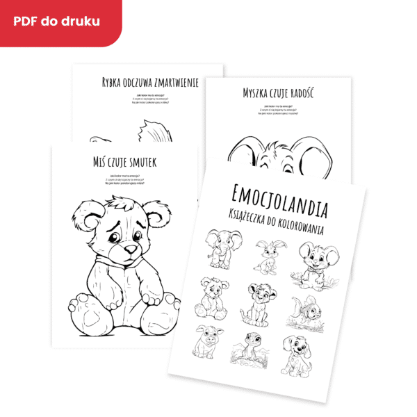 Emocjolandia: książeczka do kolorowania (PDF)