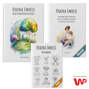 Zestaw „Kraina emocji” – książka i gratisy