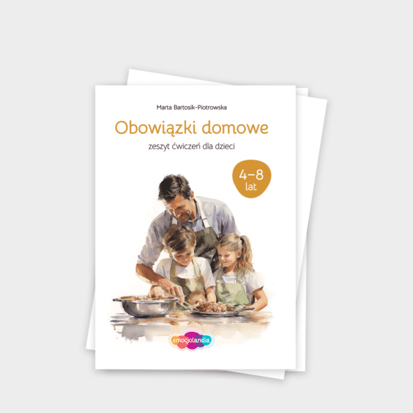 Obowiązki Domowe: zeszyt ćwiczeń dla dzieci w wieku 4-8 lat (PDF)