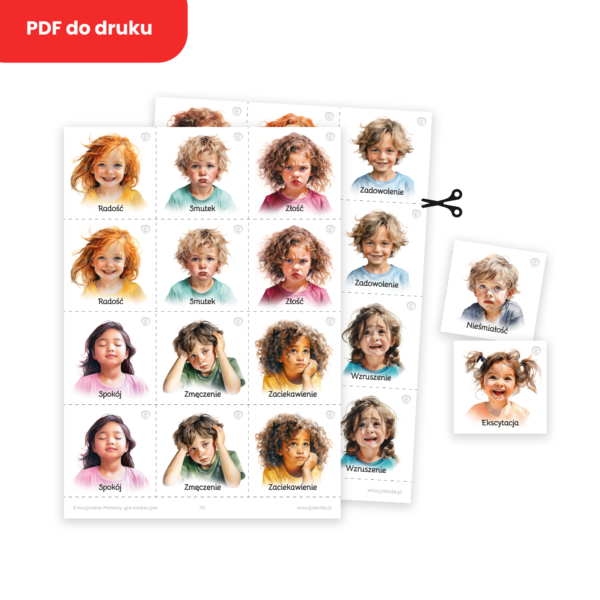 Emocjonalne Memory: gra edukacyjna (PDF)
