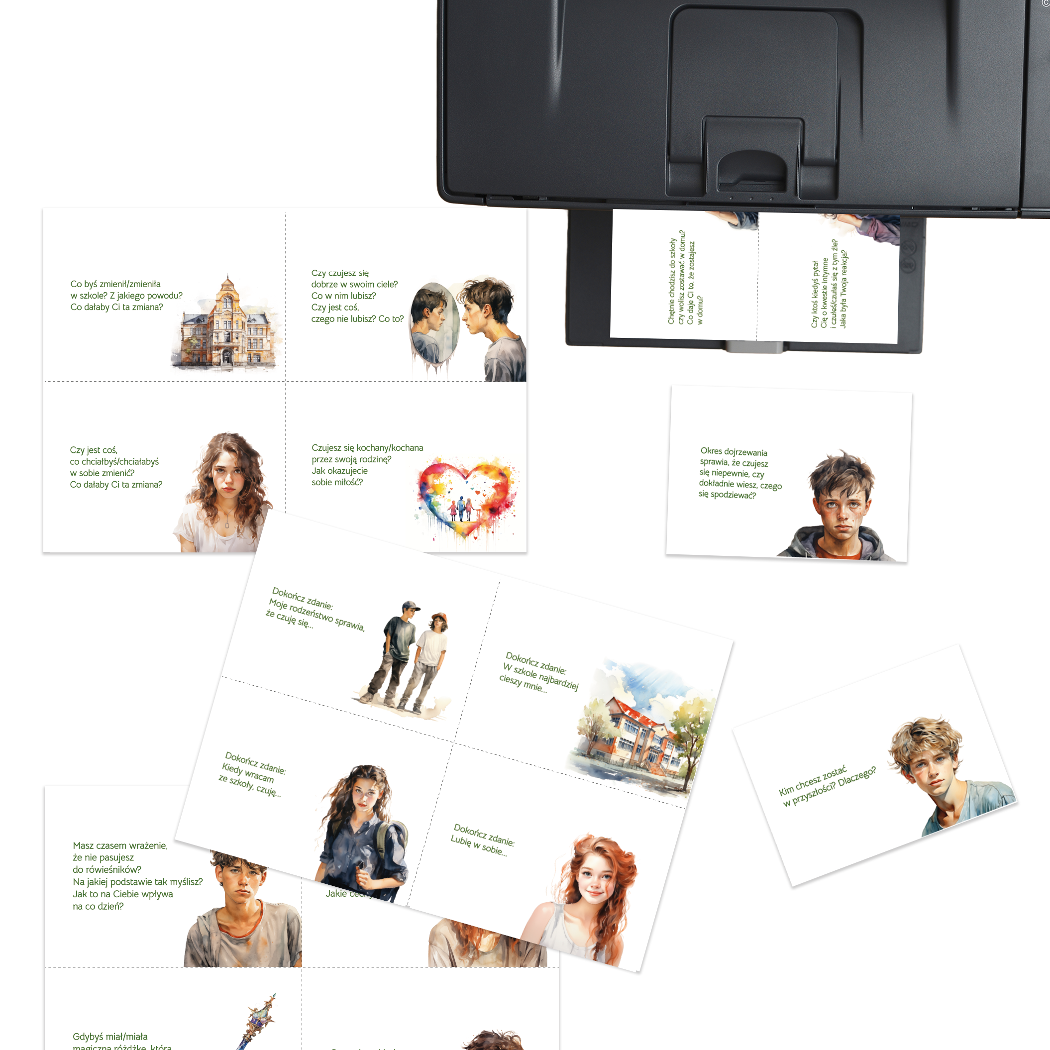 Karty rozmowy o emocjach z dziećmi dla psychologów i pedagogów (PDF) - obrazek 2