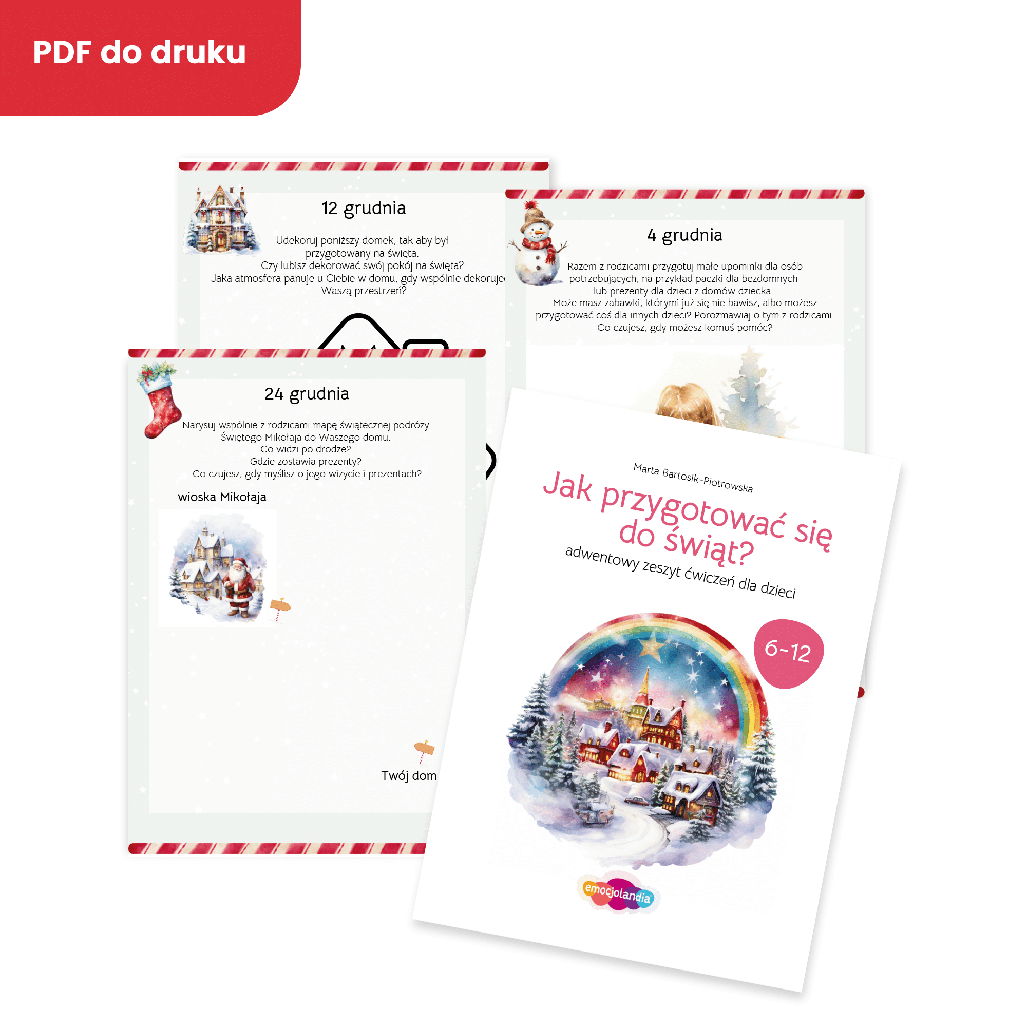 Jak przygotować się do Świąt: zeszyt ćwiczeń dla dzieci w wieku 6-12 lat (PDF)
