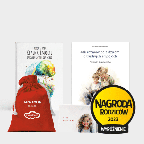 Zestaw Świat Emocji - Książka, poradnik, Karty emocji
