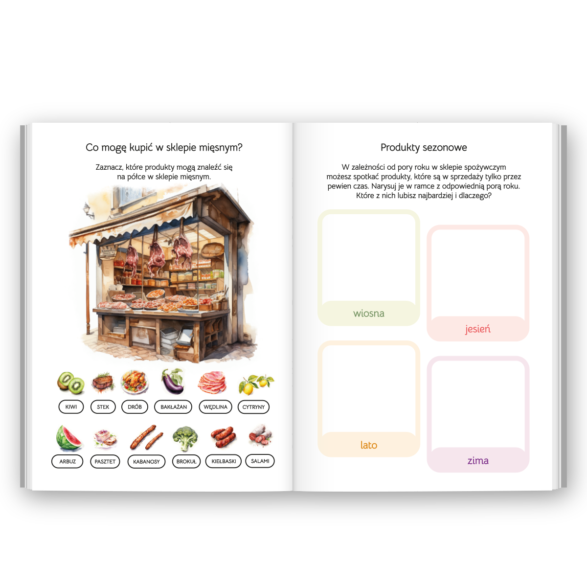 Idziemy na zakupy: zeszyt ćwiczeń dla dzieci w wieku 4–8 lat (PDF) - obrazek 3