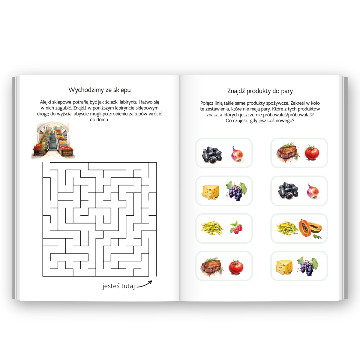 Idziemy na zakupy: zeszyt ćwiczeń dla dzieci w wieku 4–8 lat (PDF) - obrazek 4