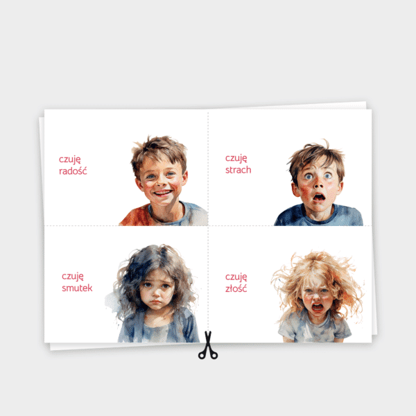 Karty Emocji dla dzieci (PDF)