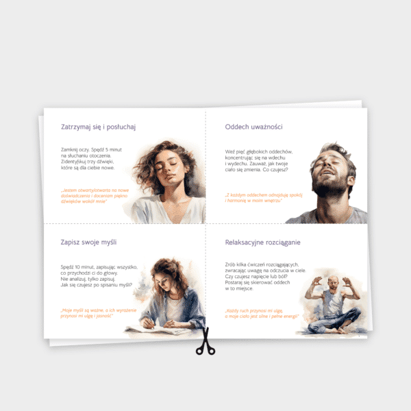 Ćwiczenia mindfulness: karty dla młodzieży i dorosłych (PDF)