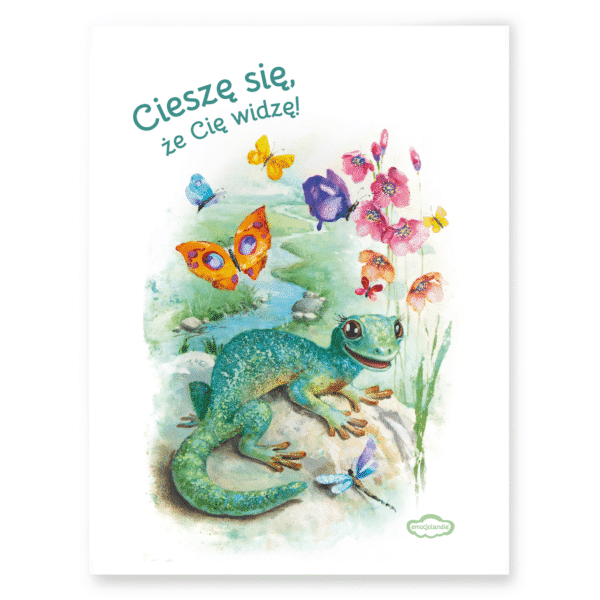 Plakat: Cieszę się, że Cię widzę (30x40cm)