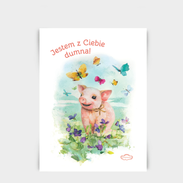 Plakat: Jestem z Ciebie dumna (30x40cm)