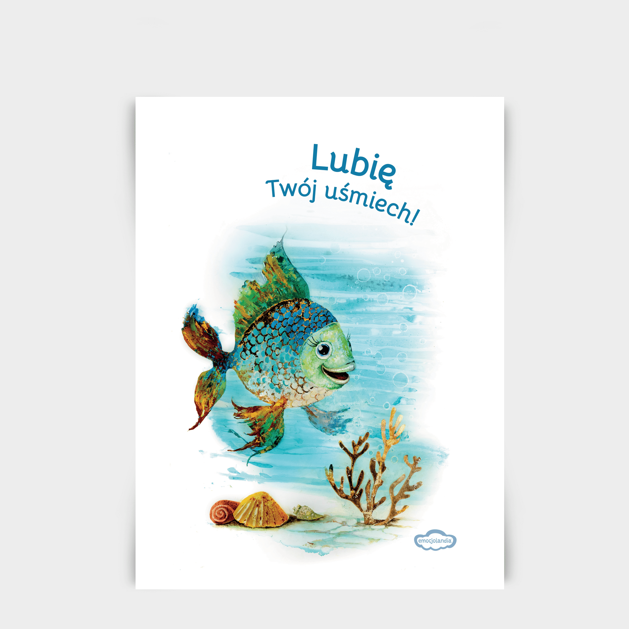 Plakat: Lubię Twój uśmiech (30x40cm)