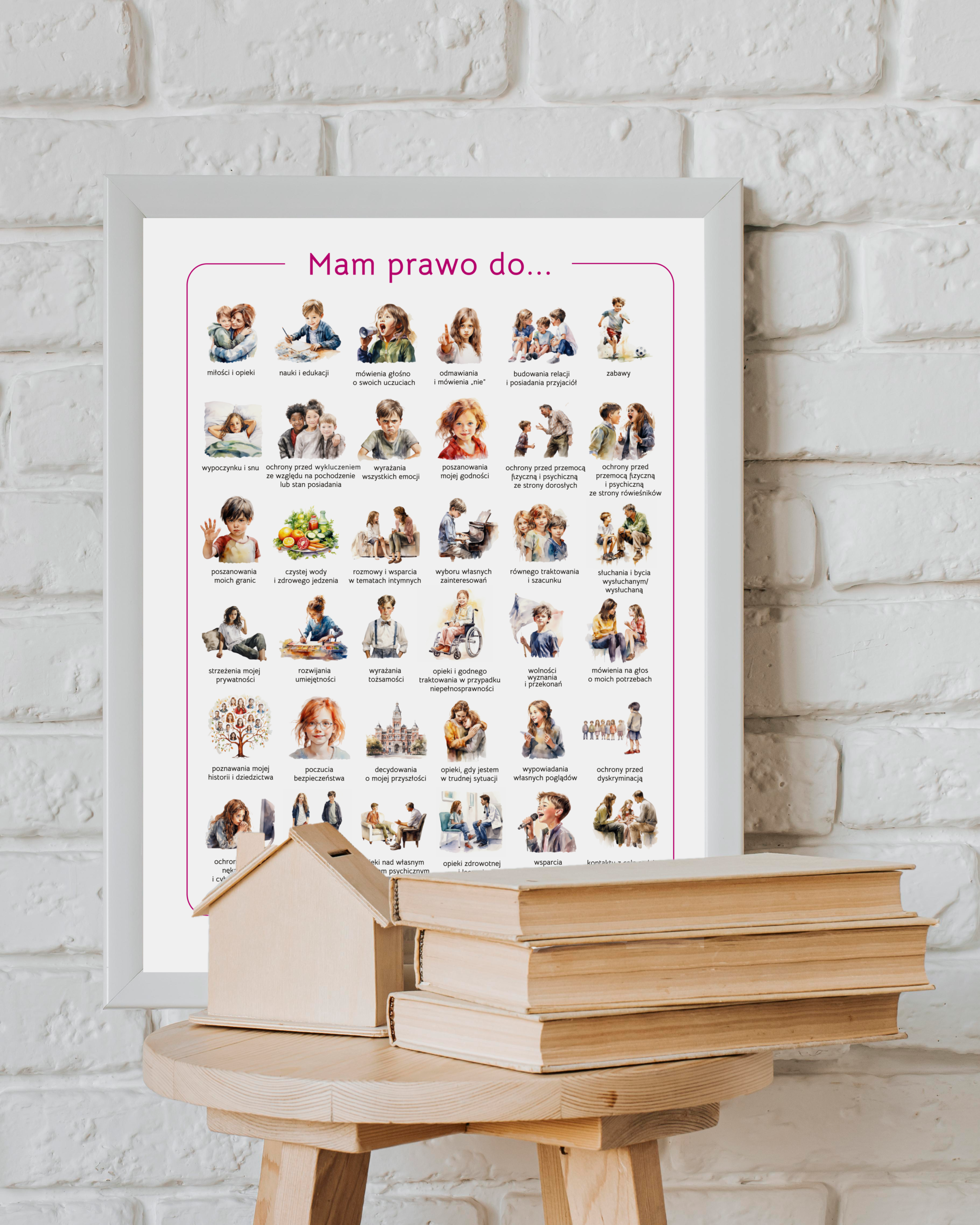 Plakat: Mam prawo do… (50x70cm) - obrazek 3