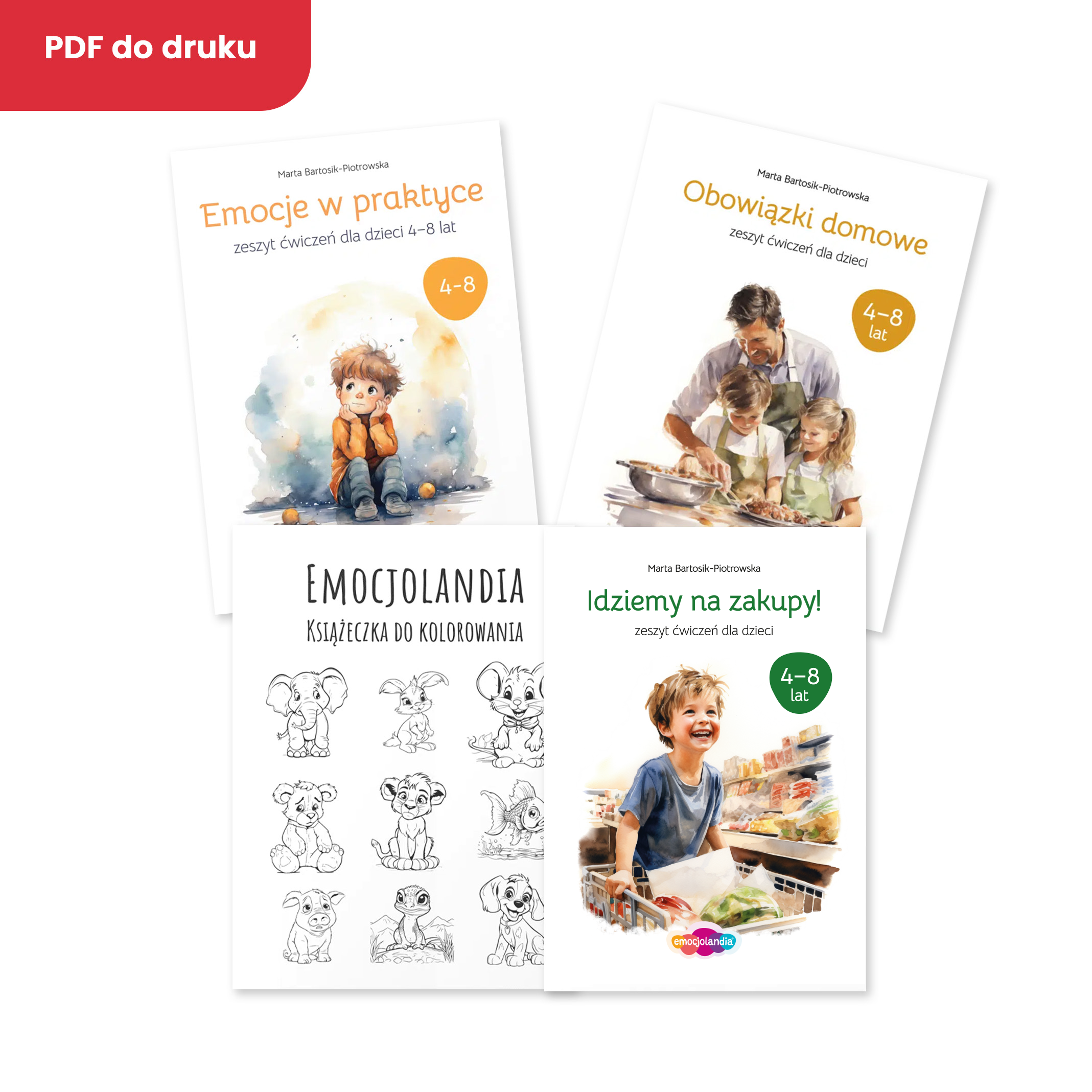 Zestaw Emocje na co dzień dla dzieci 4-8 lat (PDF)
