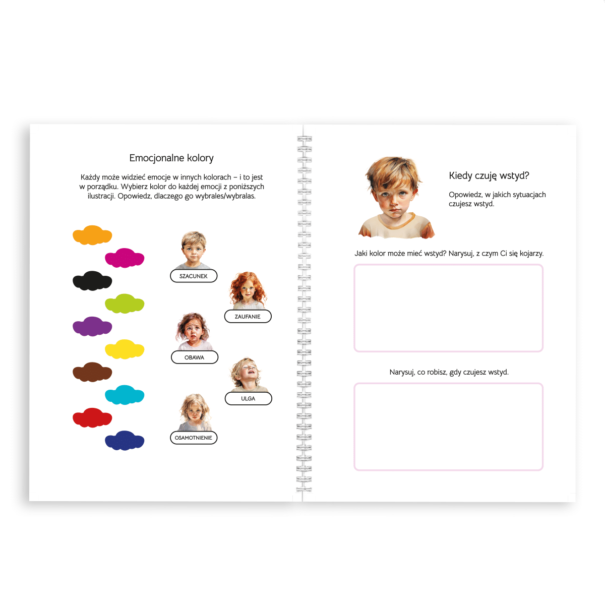 Odkrywamy emocje: zeszyt ćwiczeń wielokrotnego użytku dla dzieci w wieku 4–8 lat - obrazek 2