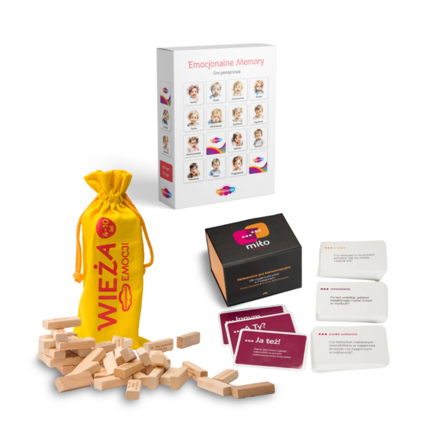 Zestaw: Emocje w grach dla dzieci i dorosłych