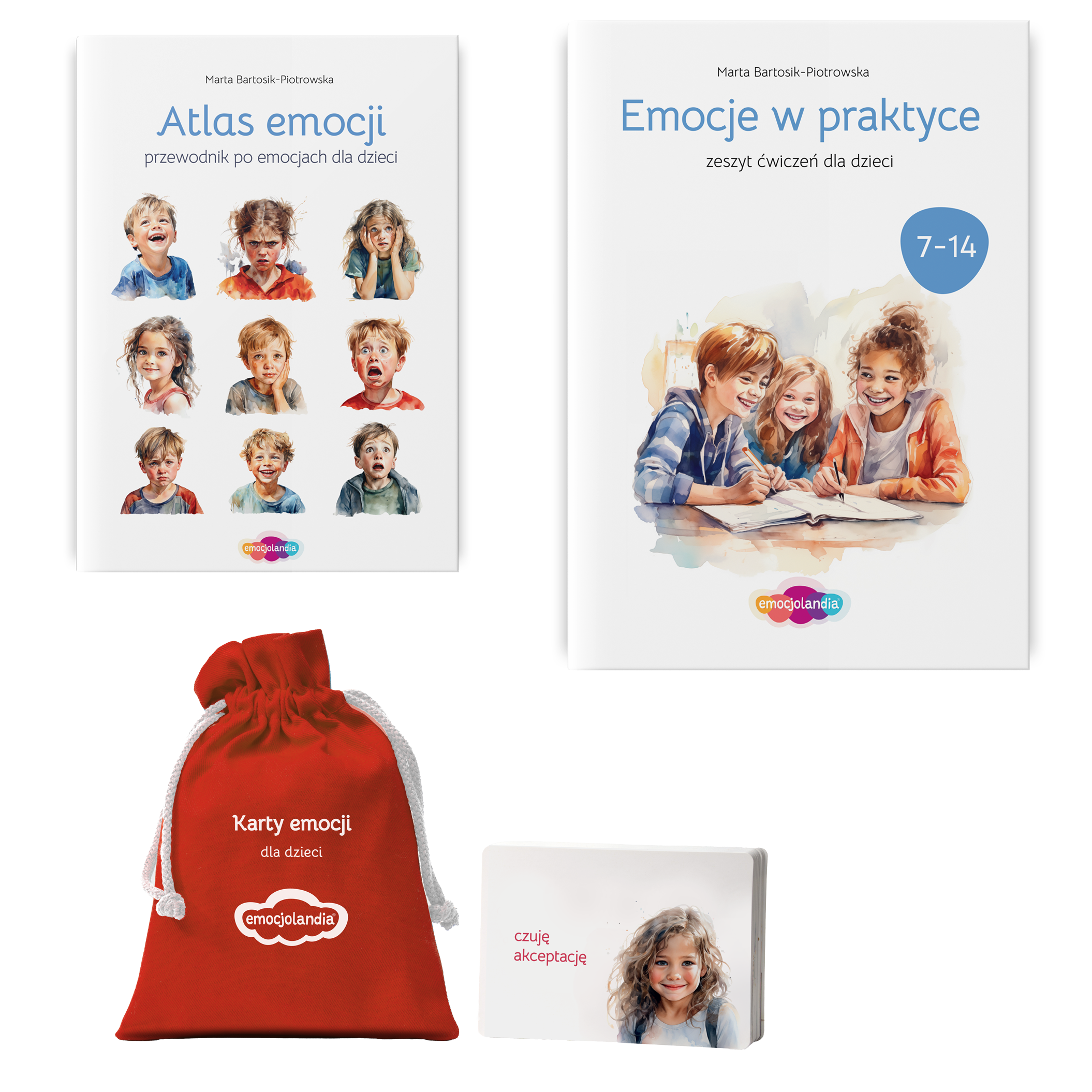 Zestaw Emocjonalny przewodnik dla dzieci 7-14 lat