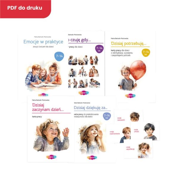 Zestaw Promocyjny: Emocje w pigułce dla dzieci w wieku 7-14 lat (PDF)