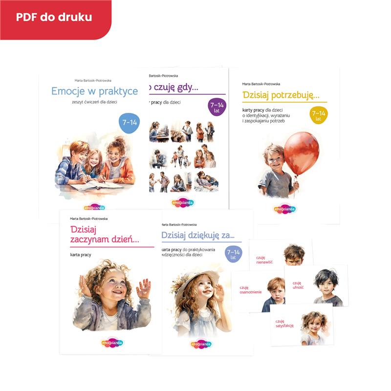 Zestaw Promocyjny: Emocje w pigułce dla dzieci w wieku 7-14 lat (PDF)