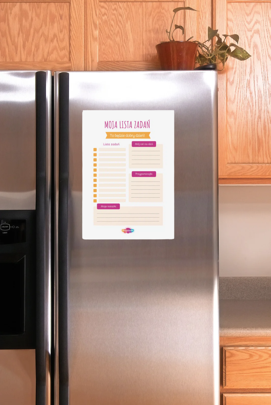 Moja lista zadań: planer magnetyczny suchościeralny - obrazek 2
