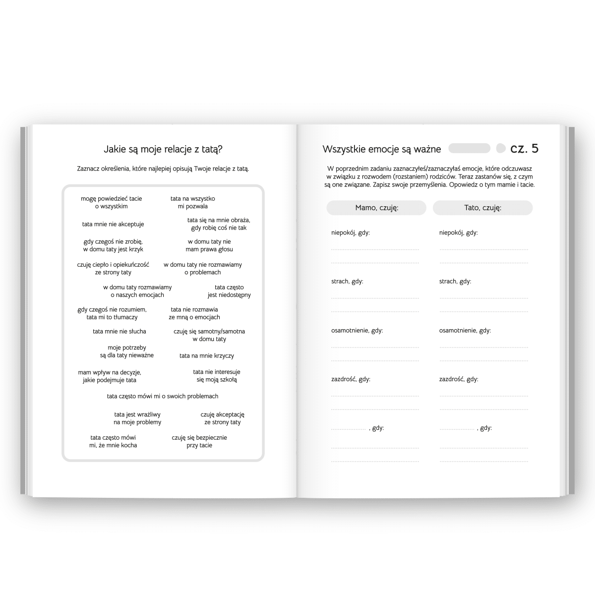 Rozwód (rozstanie) rodziców a emocje dziecka: zeszyt ćwiczeń dla dzieci i młodzieży w wieku 6-16 lat (PDF) - obrazek 4