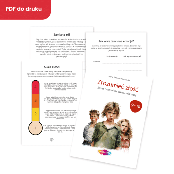 Zrozumieć złość: zeszyt ćwiczeń dla dzieci i młodzieży w wieku 9-16 lat (PDF)