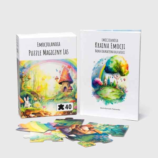 Wyprawa do świata emocji – książka i puzzle dla dzieci w wieku 3–8 lat