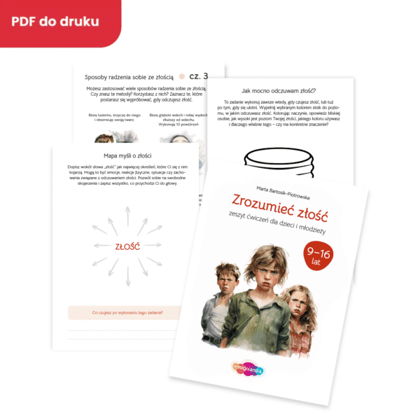 Zrozumieć złość: zeszyt ćwiczeń dla dzieci i młodzieży w wieku 9-16 lat (PDF)