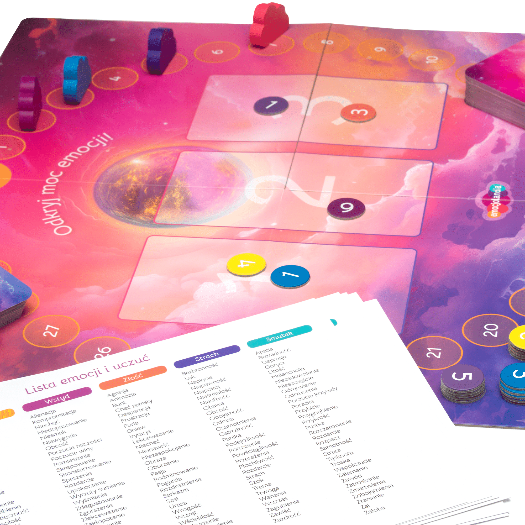 Emoterra: Planeta emocji - gra planszowa - obrazek 3