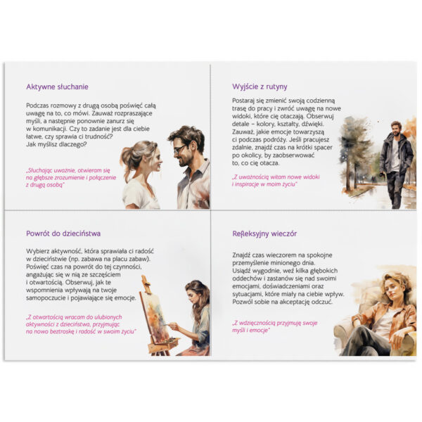 Ćwiczenia mindfulness - karty dla młodzieży i dorosłych (PDF) - obrazek 6