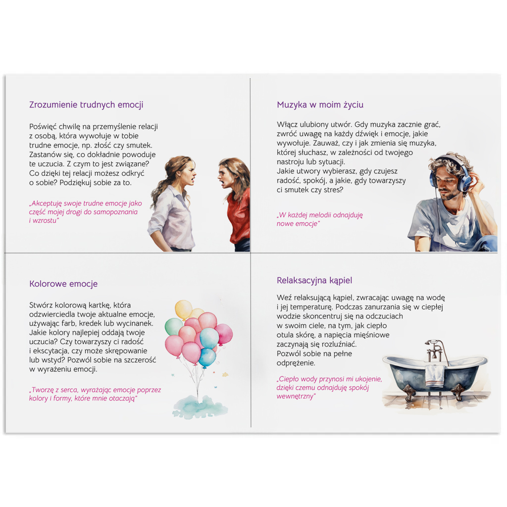 Ćwiczenia mindfulness - karty dla młodzieży i dorosłych (PDF) - obrazek 5