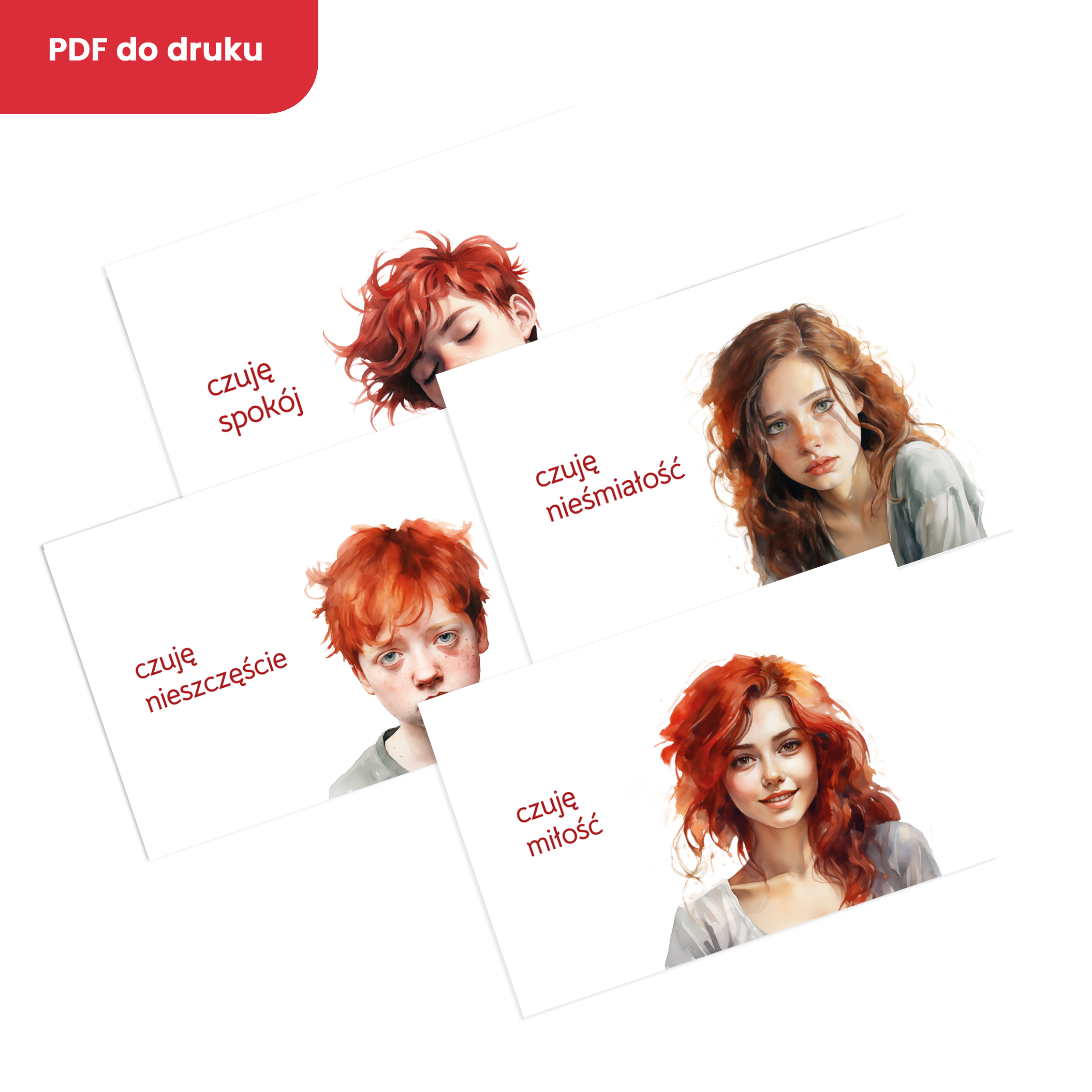 Karty Emocji dla młodzieży i dorosłych (PDF)