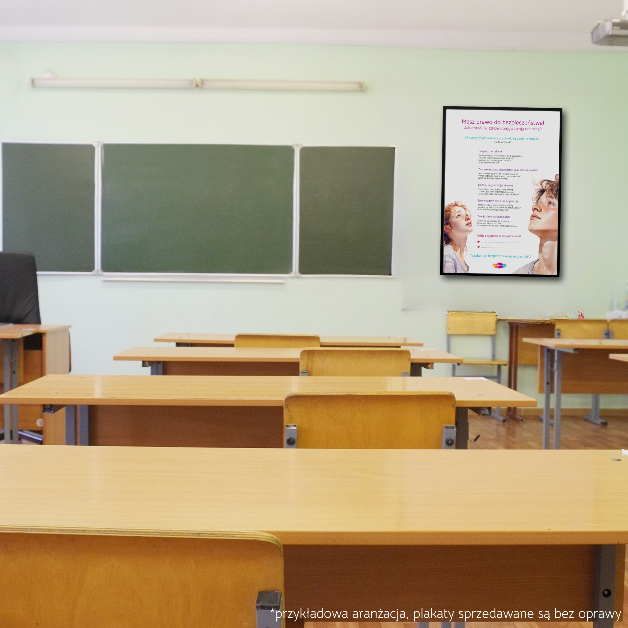 Plakat „Masz prawo do bezpieczeństwa!” – B2 (50 × 70 cm) - dla szkół ponadpodstawowych - obrazek 2