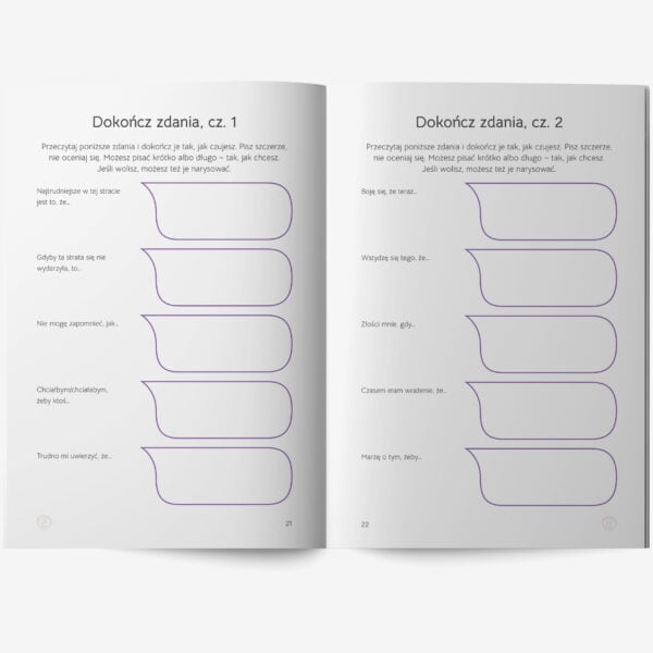 Radzę sobie ze stratą - zeszyt ćwiczeń dla dzieci i młodzieży w wieku 9–16 lat (PDF) - obrazek 5