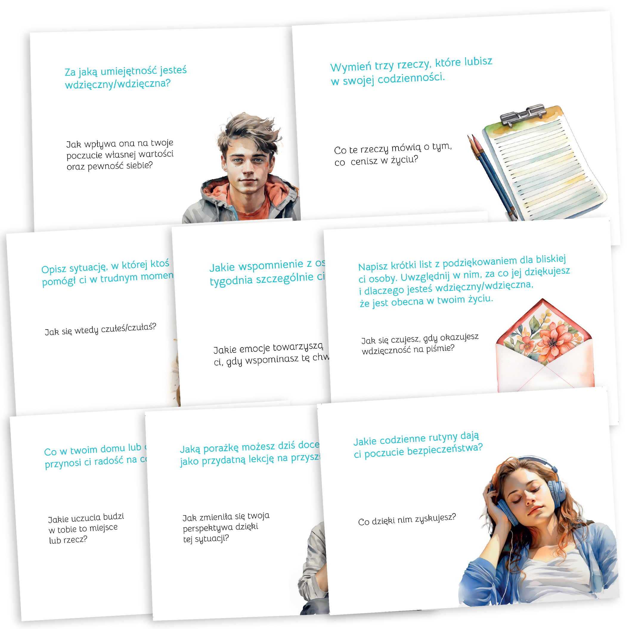 Wdzięczność w praktyce: karty dla młodzieży i dorosłych - obrazek 3