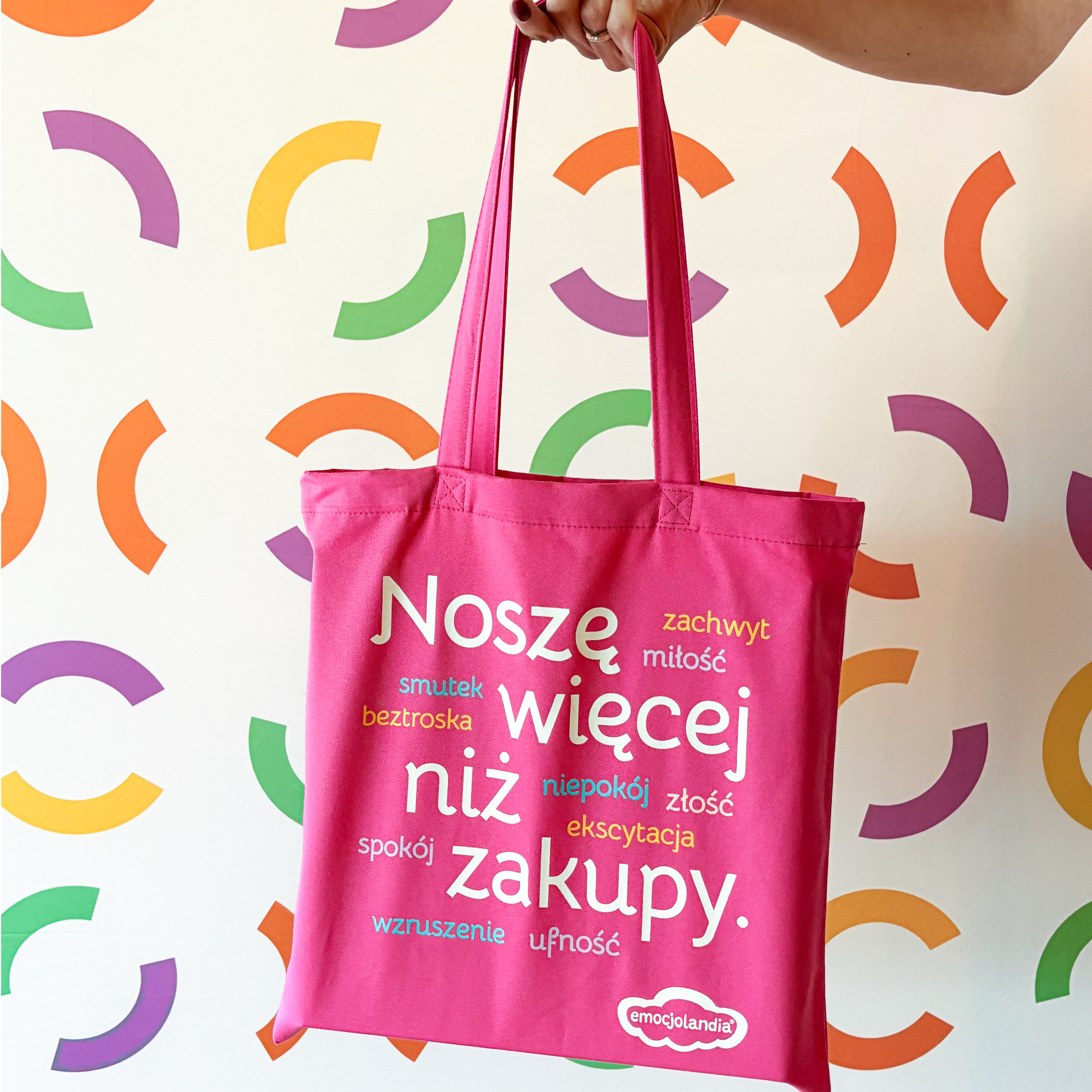 Torba bawełniana „Noszę więcej niż zakupy” 38x41 cm - obrazek 3