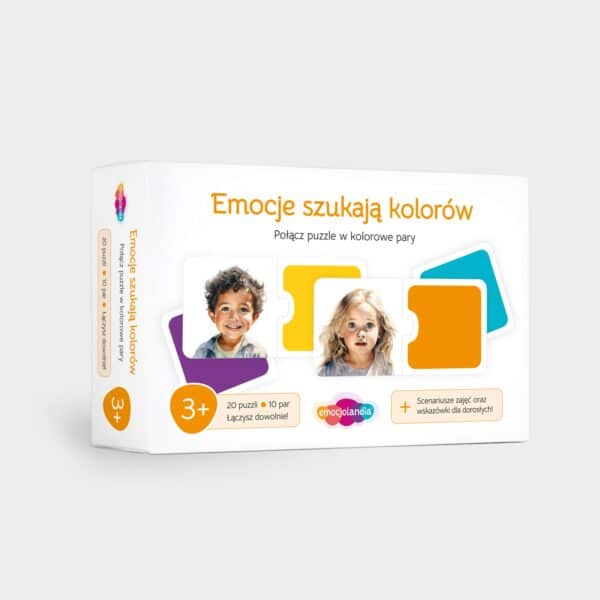 Emocje szukają kolorów: Puzzle 2-elementowe
