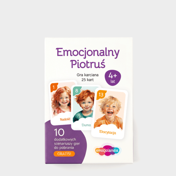 Emocjonalny Piotruś: gra karciana