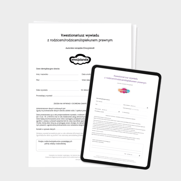 Kwestionariusz wywiadu z rodzicem / opiekunem dziecka (PDF)