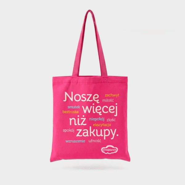 Torba bawełniana „Noszę więcej niż zakupy” 38x41 cm