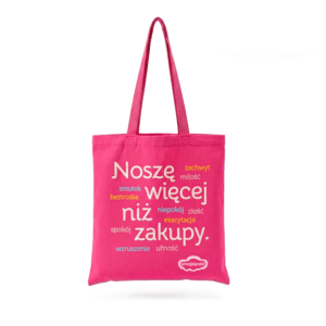 Torba bawełniana „Noszę więcej niż zakupy” 38x41 cm